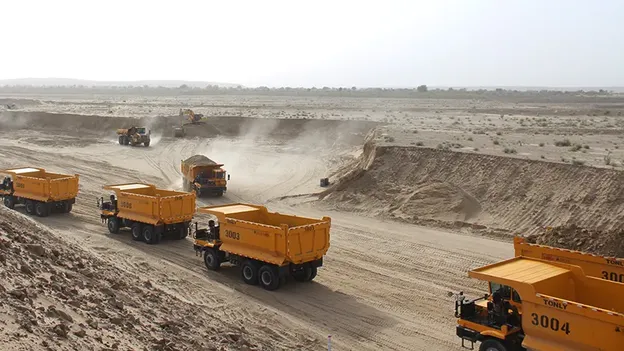 منجم لاستخراج الفحم من صحراءThar  في باكستان