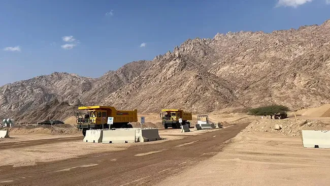 حفر موقع أعمال إنشاءات في السعودية 